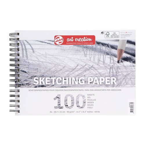 Skisseblokk ART CREATION Spiral A4 90g