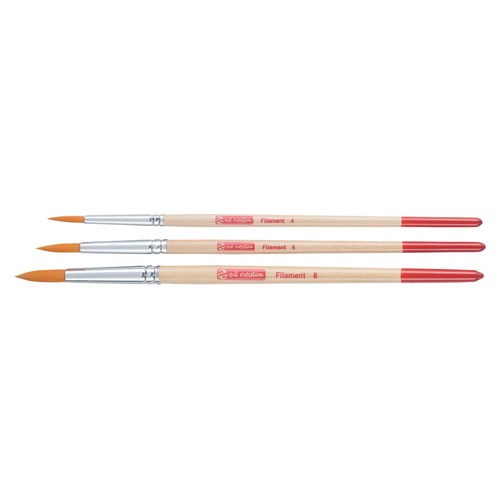 Penselsett ART CREATION Polyester Rund 4-6-8 (3)