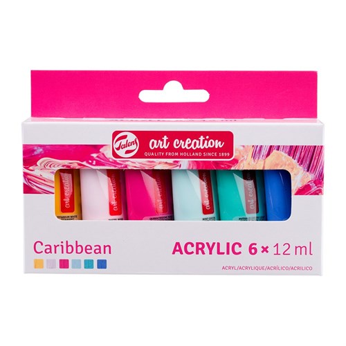 Akrylmaling ART CREATION 6x12ml Caribbean