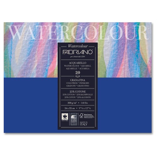 Fabriano Watercolor 300g GF spiral A4