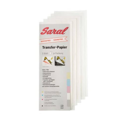 Saral Grafitt Overføringspapir Hvit 22x28cm (5)