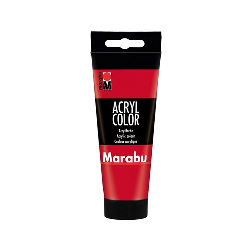 Akrylmaling MARABU 100ml 031 Kirsebær Rød