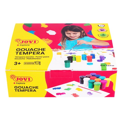 Skolemaling JOVI Gouache Tempera 12x15ml