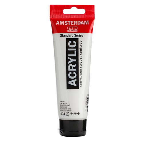 Akrylmaling Amsterdam St. - 104 Zink White 120ml