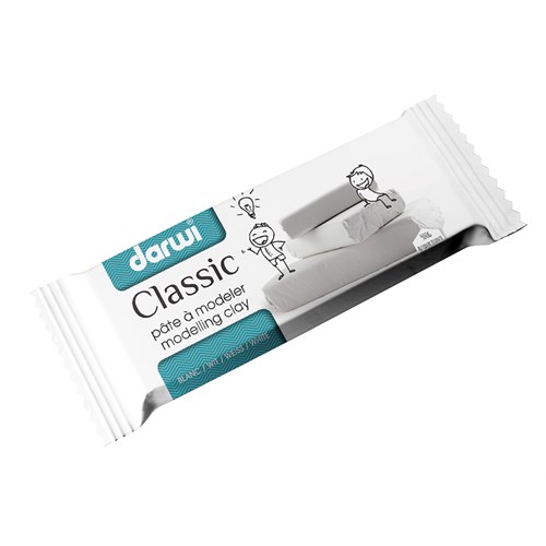 Leire DARWI Classic Lufttørkende Hvit 500g