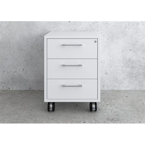 Skuffeseksjon FUMAC Jive m/3-skuffer Sentralås Laminat