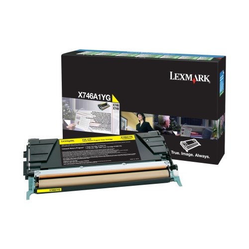 Toner Lexmark X746A1Yg 7K Gul