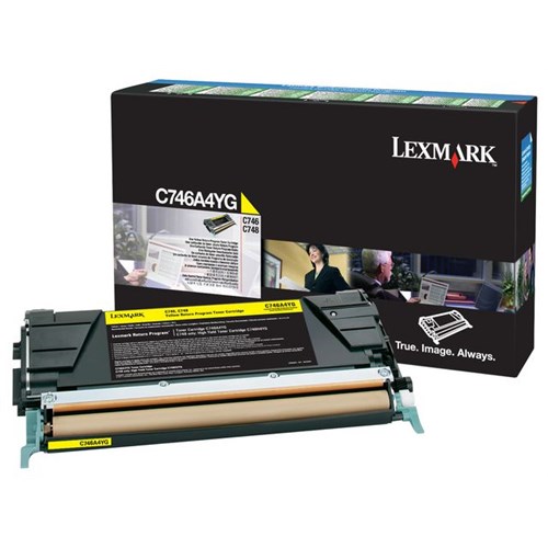 Toner LEXMARK C746A1YG 7K Gul
