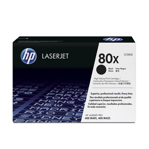 Toner HP CF280X 6.9K Sort
