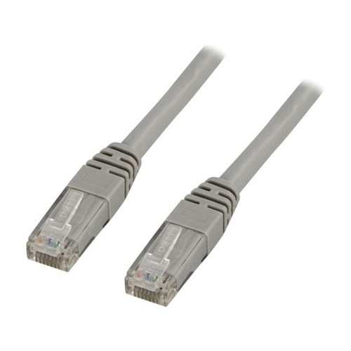 Kabel DELTACO nettverk Cat6 10m Grå