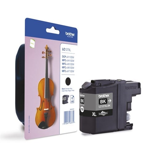 Blekk BROTHER LC127XLBK Sort