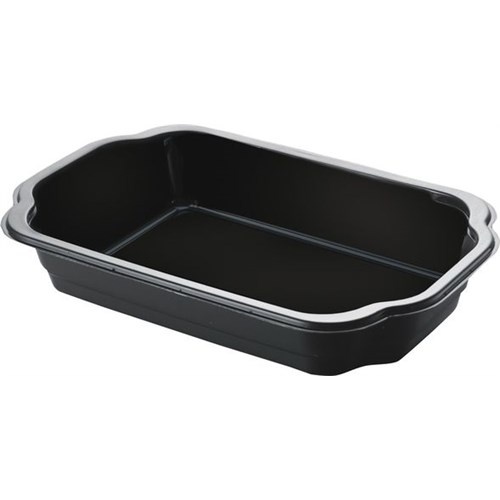Form PP 1100ml Sort 250x159x43mm