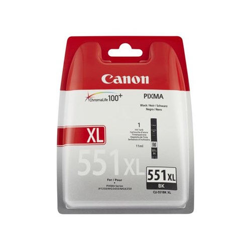 Blekk CANON CLI-551XL BK Sort
