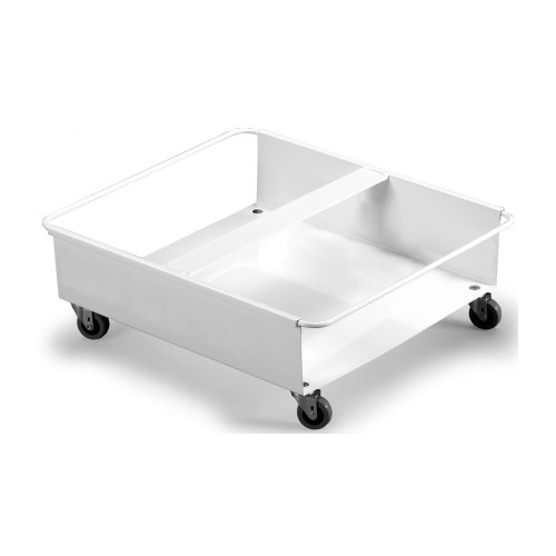 Vogn DURABLE for 2stk avf.beh. 60L Hvit