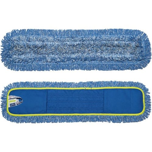 Fuktmopp UNIQ DUOTEX Mikrofiber m/lomme Blå 60cm