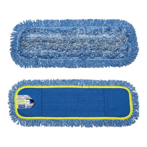 Fuktmopp UNIQ DUOTEX Mikrofiber m/lomme Blå 40cm