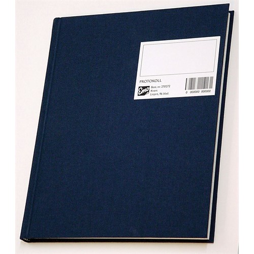 Protokoll EMO 17x21cm 80g linjer 96 BLAD