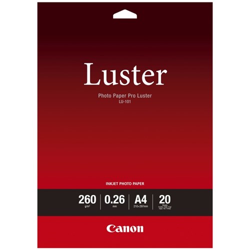 Fotopapir CANON Luster A4 260g (20) [krt20]