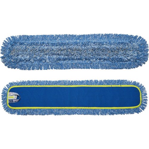 Fuktmopp UNIQ DUOTEX Mikrofiber Borrelås Blå 60cm