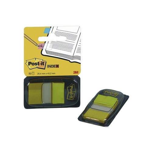 Index POST-IT® 680-5 Bred Gul
