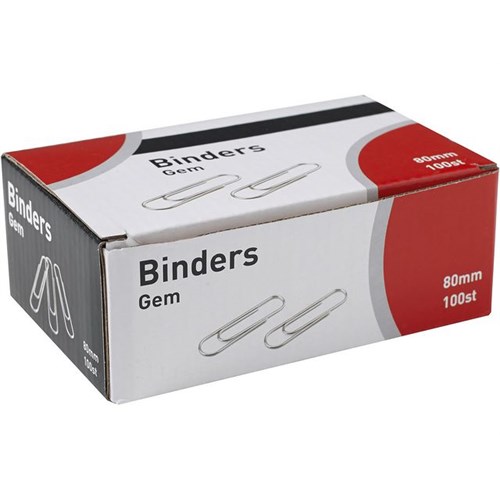 Binders 80mm (100)