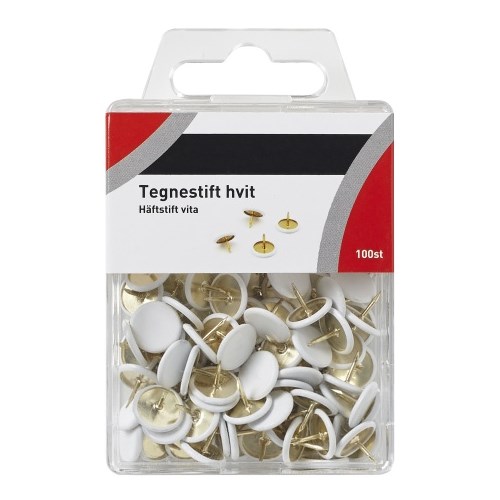 Tegnestift Hvit (100)