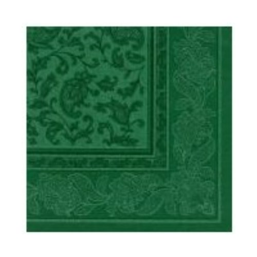 Serviett Ornaments 40cm Mørk Grønn (50)