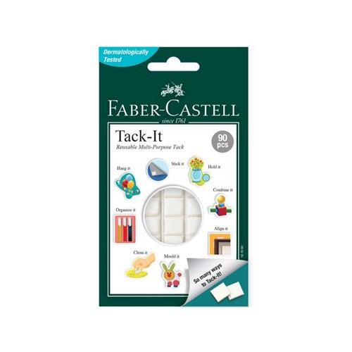 Heftemasse FABER CASTELL Tack-it 50g Hvit (25)