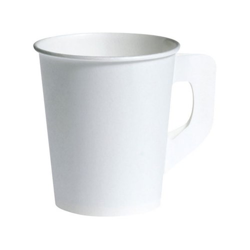 Pappbeger m/hank 17,5cl hvit (80) 25 strutter pr kart