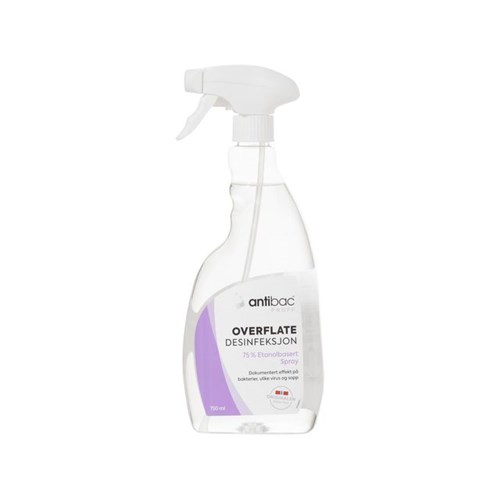 Overflatedesinfeksjon ANTIBAC Spray 750ml 75% (6)