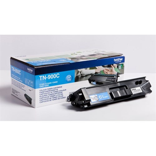 Toner BROTHER TN900C Blå 6K