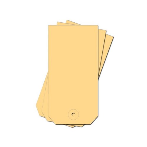 Merkelapper 14x7cm Manilla m/hull (1000)
