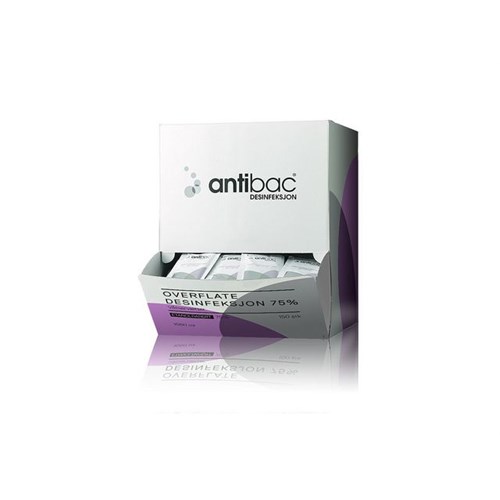 Overflatedesinfeksjon ANTIBAC 17x22cm (150)