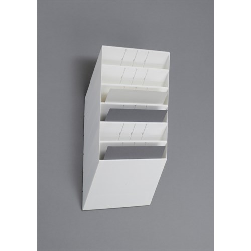 Blanketthylle DURABLE A4 ligg 6-rom Hvit