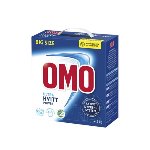Tøyvask OMO Ultra Hvitt 4,5kg