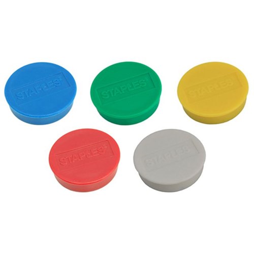 Magnet STAPLES 35mm ass farger (10
