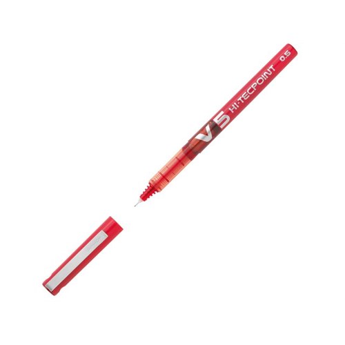 Rollerpenn PILOT Hi-Tecpoint V5 Rød