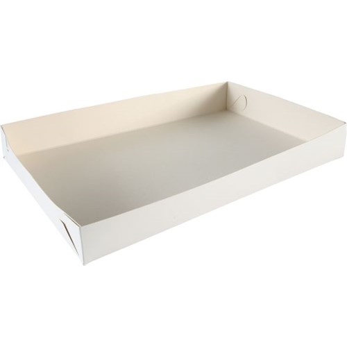 Kringleeskebunn Kartong Hvit 56x36x7cm 100 STK