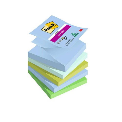Notatblokk POST-IT SSZ 76x76mm Oasis (5)