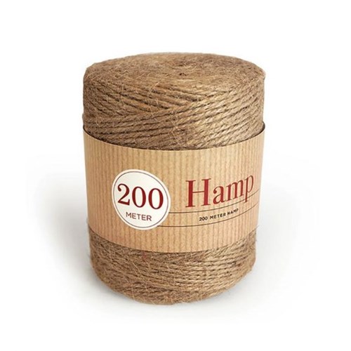 Hamptråd 200m Flerbruks Brun (12stk. pr. pk.)