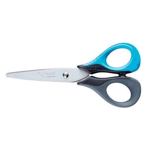 Saks MAPED Barn 13cm Softgrip Blå/Grå