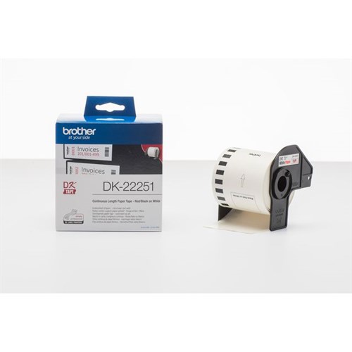Etikett BROTHER DK-22251 62mmx15,24m
