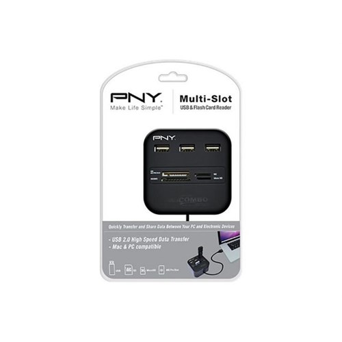 HUB PNY Multi-Slot USB Sd MicroSD