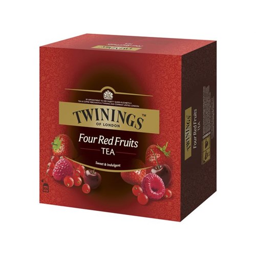 Te TWININGS Fire Røde Frukter (100)