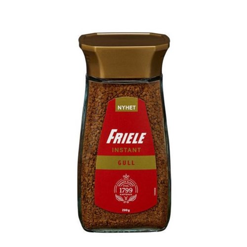 Kaffe FRIELE instant Gull glass 200g