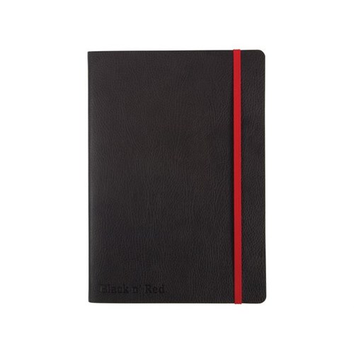 Skrivebok OXFORD Black n´Red soft A5 lin