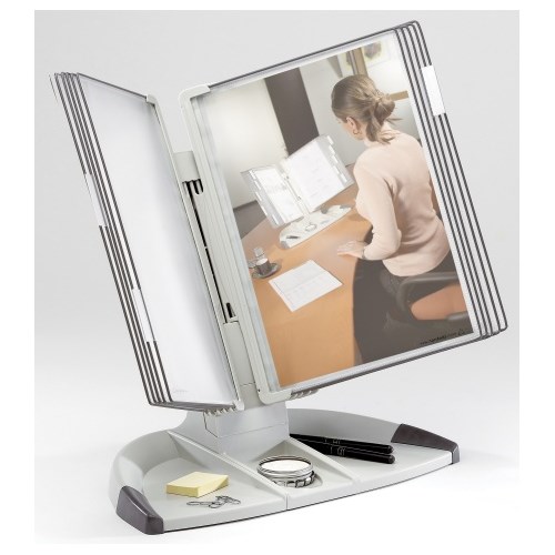 Bordstativ TARIFOLD T-office m/lommer Grå