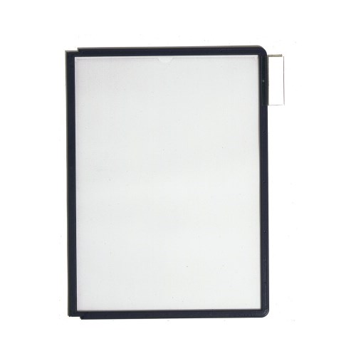 Lomme SHERPA A4 PP matt refleksfri Sort