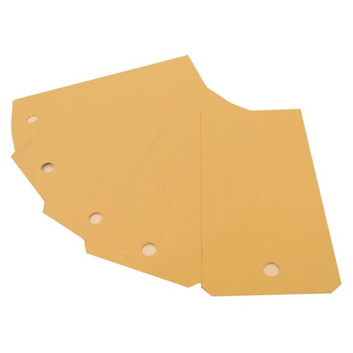Merkelapper 12x5,7cm Manilla m/hull (1000)