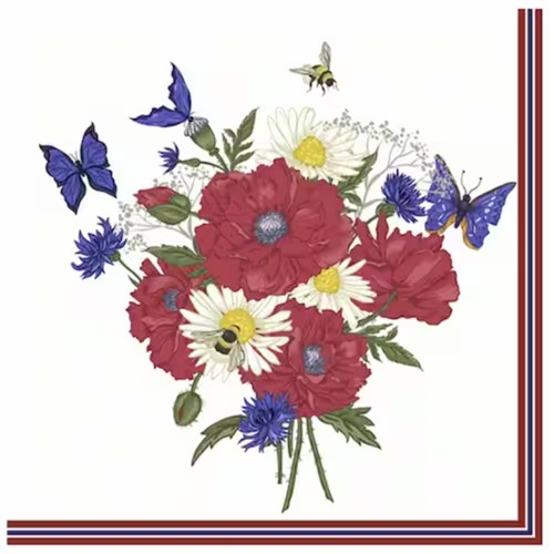 Serviett 17. mai LYRECO Blomst (20)